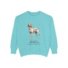 redbone-coonhound-sweatshirt-latin-chalky-mint Redbone Coonhound Latin Sweatshirt, Chalky Mint, front view