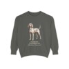 redbone-coonhound-sweatshirt-latin-pepper Redbone Coonhound Latin Sweatshirt, Pepper, front view