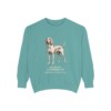 redbone-coonhound-sweatshirt-latin-seafoam Redbone Coonhound Latin Sweatshirt, Seafoam, front view