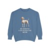 Redbone Coonhound Mom Sweatshirt, Blue Jean, front view