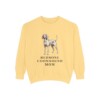 Redbone Coonhound Mom Sweatshirt, Butter, front view