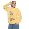 Redbone Coonhound Mom Sweatshirt, Butter, person 2 context