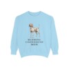 Redbone Coonhound Mom Sweatshirt, Chambray, front view