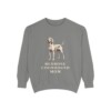 Redbone Coonhound Mom Sweatshirt, Grey, front view