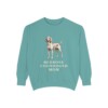 Redbone Coonhound Mom Sweatshirt, Seafoam, front view