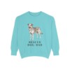 Rescue Dog Dad Sweatshirt, Chalky Mint, front view