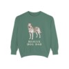 Rescue Dog Dad Sweatshirt, Light Green, front view