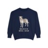 Rescue Dog Dad Sweatshirt, True Navy, front view