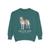 Rescue Dog Latin Sweatshirt, Blue Spruce, front view