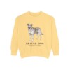 Rescue Dog Latin Sweatshirt, Butter, front view