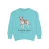 Rescue Dog Latin Sweatshirt, Chalky Mint, front view