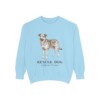 Rescue Dog Latin Sweatshirt, Chambray, front view