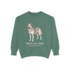 Rescue Dog Latin Sweatshirt, Light Green, front view