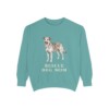 Rescue Dog Mom Sweatshirt, Seafoam, front view