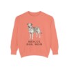 Rescue Dog Mom Sweatshirt, Terracotta, front view