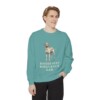 Rhodesian Ridgeback Dad Sweatshirt, Seafoam, person 1 front