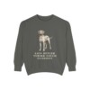 Rhodesian Ridgeback Humor Sweatshirt, Pepper, front view