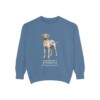 Rhodesian Ridgeback Latin Sweatshirt, Blue Jean, front view
