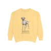 Rhodesian Ridgeback Latin Sweatshirt, Butter, front view