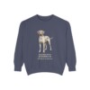 Rhodesian Ridgeback Latin Sweatshirt, Denim, front view