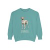 Rhodesian Ridgeback Latin Sweatshirt, Seafoam, front view