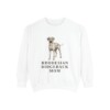 Rhodesian Ridgeback Mom Sweatshirt, White, front view