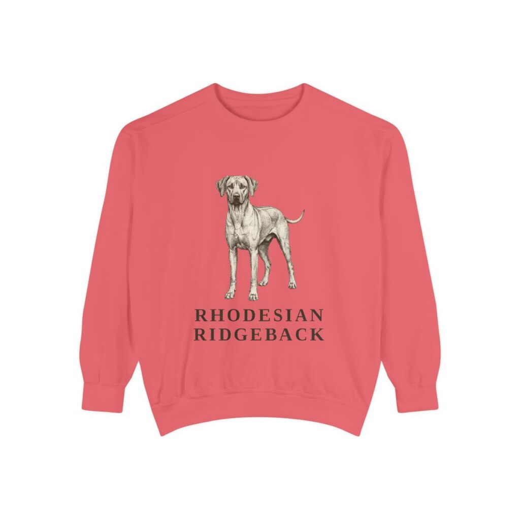 Rhodesian Ridgeback Sweatshirt, Watermelon, front view