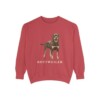 Rottweiler Sweatshirt, Crimson, front view