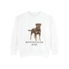 Rottweiler Dad Sweatshirt, White, front view