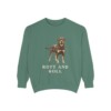 Rottweiler Humor Sweatshirt, Light Green, front view