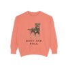 Rottweiler Humor Sweatshirt, Terracotta, front view