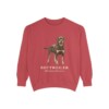 Rottweiler Latin Sweatshirt, Crimson, front view