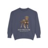 Rottweiler Latin Sweatshirt, Denim, front view