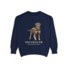 Rottweiler Latin Sweatshirt, True Navy, front view