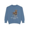rottweiler-sweatshirt-mom-blue-jean Rottweiler Mom Sweatshirt, Blue Jean, front view