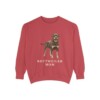 rottweiler-sweatshirt-mom-crimson Rottweiler Mom Sweatshirt, Crimson, front view