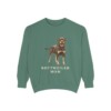 rottweiler-sweatshirt-mom-light-green Rottweiler Mom Sweatshirt, Light Green, front view