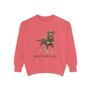 Rottweiler Sweatshirt, Watermelon, front view