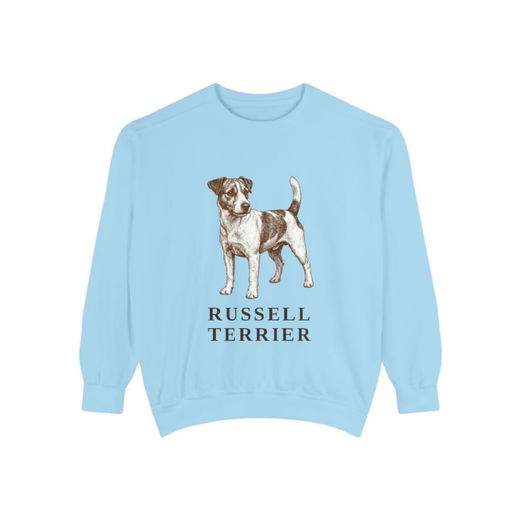 Russell Terrier Sweatshirt, Chambray, front view
