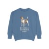 Russell Terrier Dad Sweatshirt, Blue Jean, front view