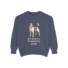 Russell Terrier Dad Sweatshirt, Denim, front view