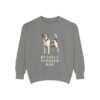 Russell Terrier Dad Sweatshirt, Grey, front view