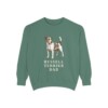 Russell Terrier Dad Sweatshirt, Light Green, front view