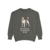 Russell Terrier Dad Sweatshirt, Pepper, front view