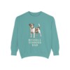 Russell Terrier Dad Sweatshirt, Seafoam, front view