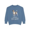 Russell Terrier Humor Sweatshirt, Blue Jean, front view
