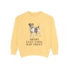 Russell Terrier Humor Sweatshirt, Butter, front view