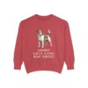 Russell Terrier Humor Sweatshirt, Crimson, front view