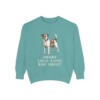 Russell Terrier Humor Sweatshirt, Seafoam, front view