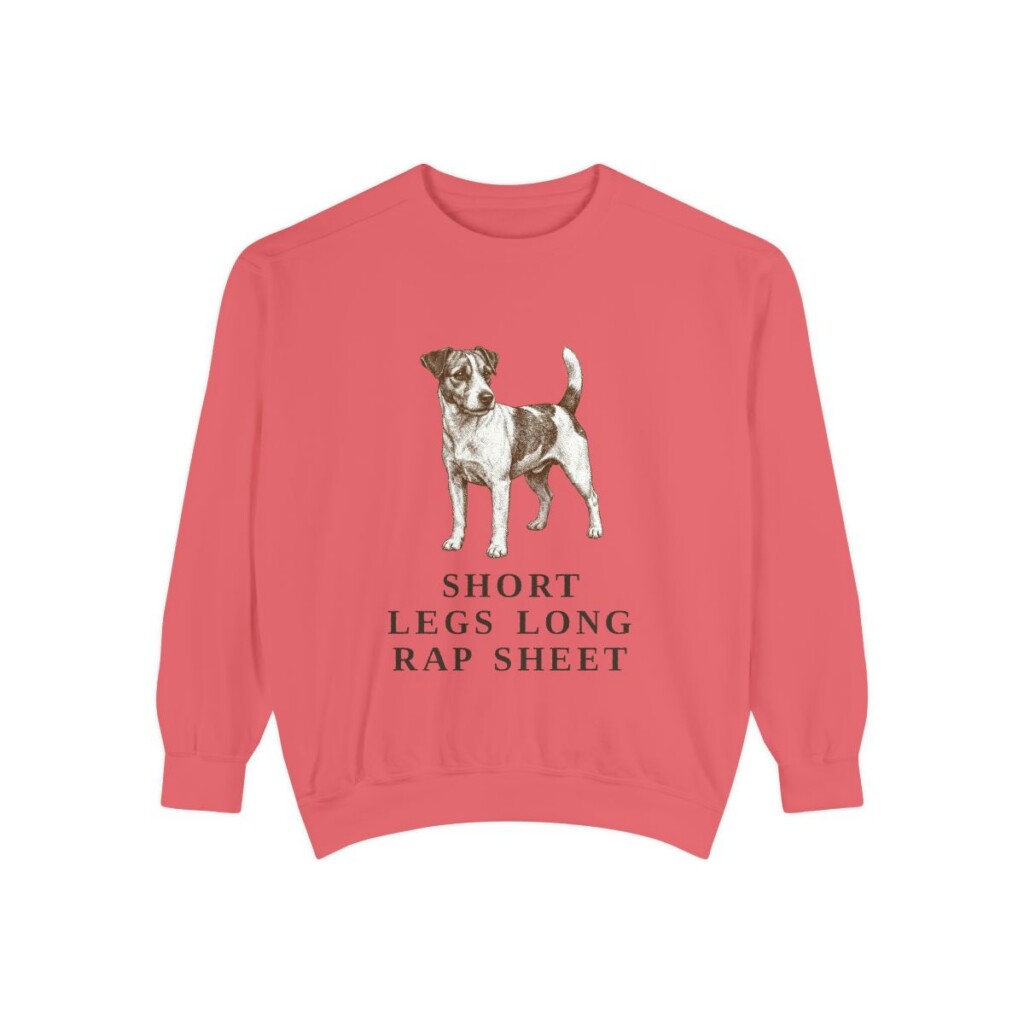 Russell Terrier Humor Sweatshirt, Watermelon, front view